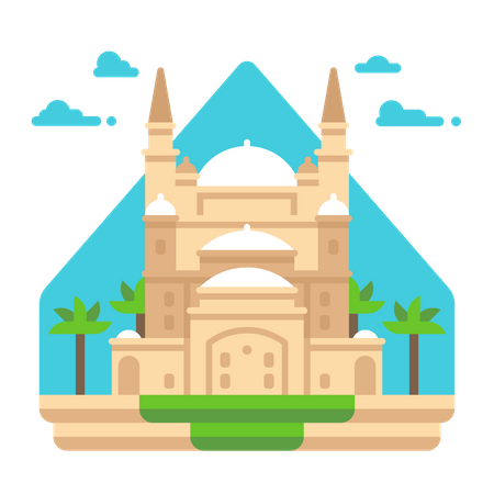 Kairo Ali Moschee  Illustration