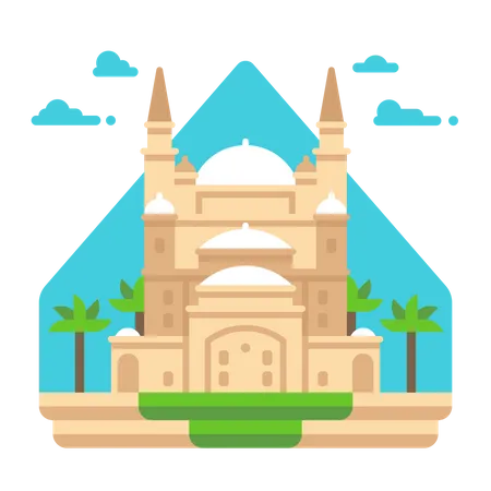 Kairo Ali Moschee  Illustration
