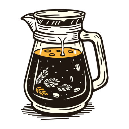 Kaltes Gebräu  Illustration