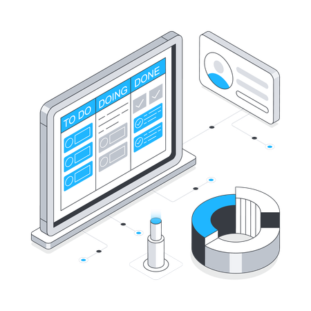 Kanban and analysis  Illustration