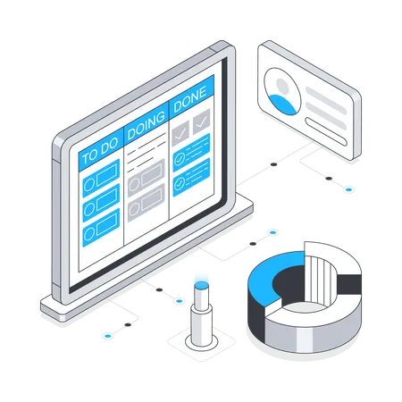 Kanban et analyse  Illustration