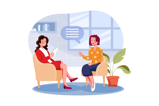 Bewerberinterview  Illustration