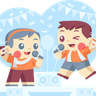karaoke illustrations