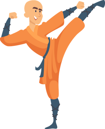 Karate Fighter  Illustration