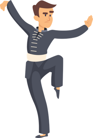 Karate Fighter  Illustration