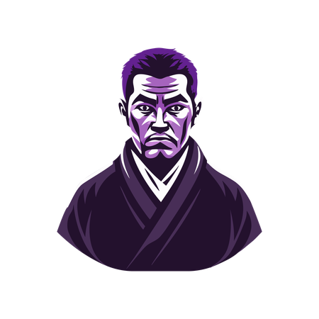 Karate-Mann  Illustration