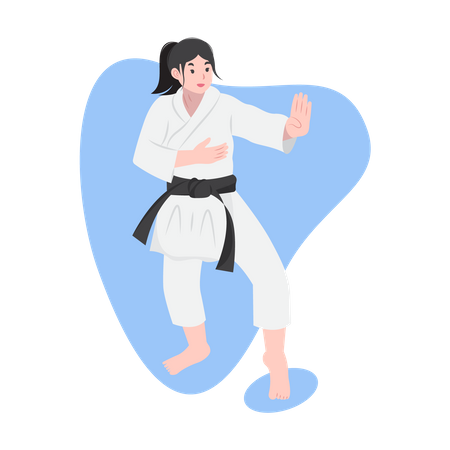 Karate Martial arts  Illustration
