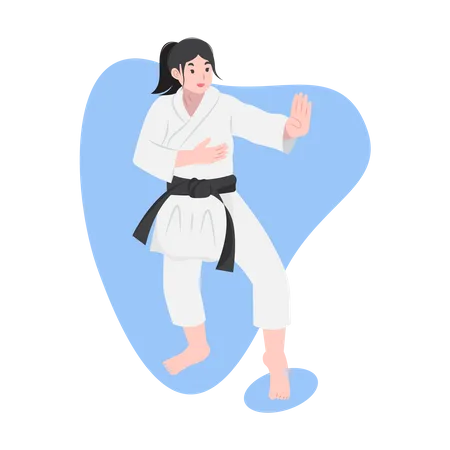 Karate Martial arts  Illustration