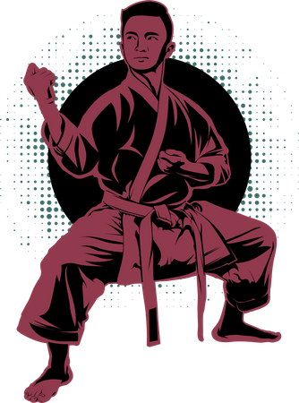 Karate One Hit Victory  Illustration