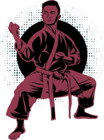 Karate One Hit Victory  Illustration
