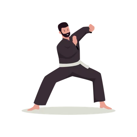 Martial Art People Vector Illustration Illustration For Website Landing Page Mobile App Poster And Banner Trendy Flat Vector Illustration Illustration