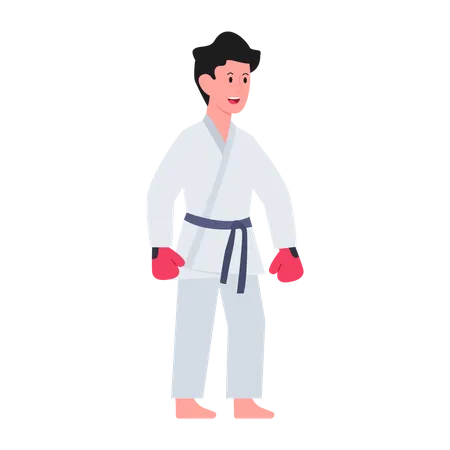 Karate Trainer  Illustration