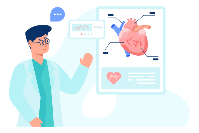 Kardiologie  Illustration