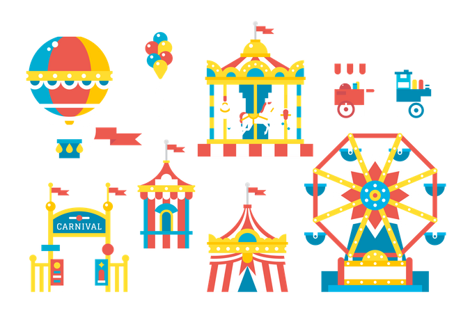 Karneval  Illustration
