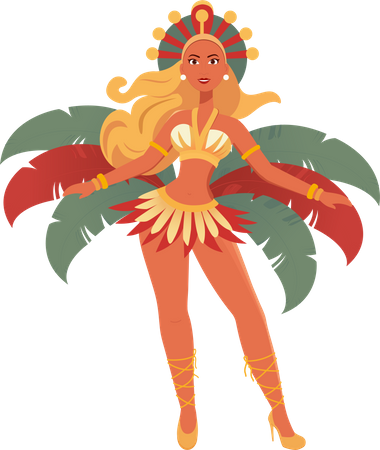 Karneval in Rio  Illustration
