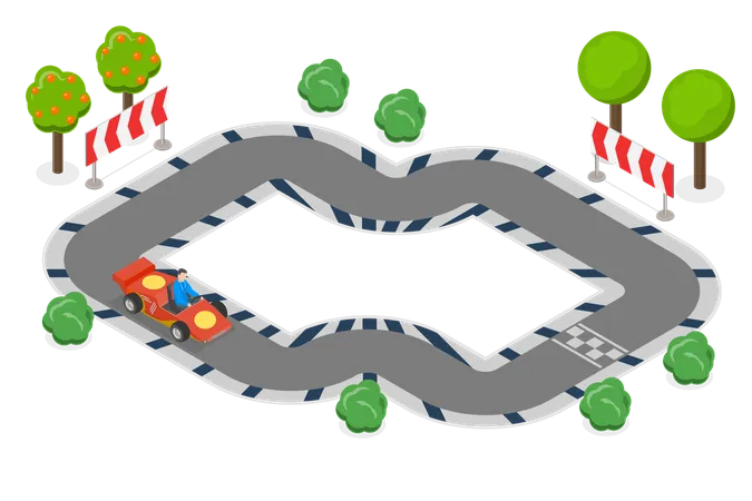 Kart Esporte  Ilustração