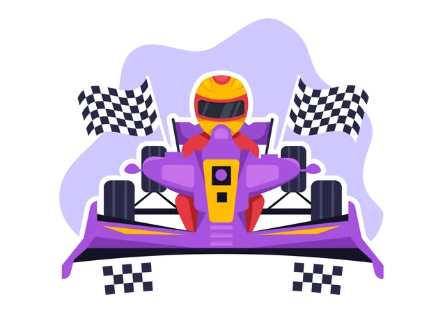 Kart Esporte  Ilustração