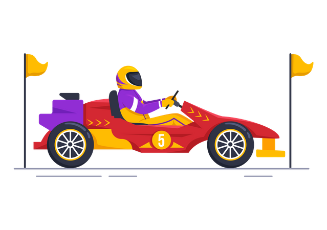 Kart Esporte  Ilustração