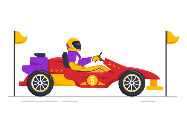 Kart Esporte  Ilustração