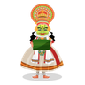 kathakali dance illustrations