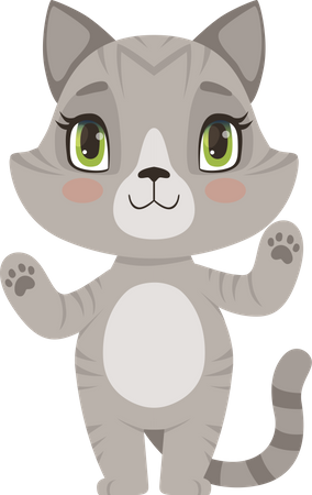Katze  Illustration