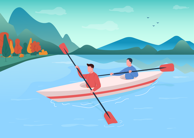 Kayak  Ilustración