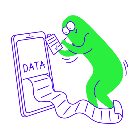Keeping record of data  Illustration