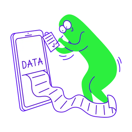Keeping record of data  Illustration