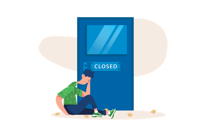 Kein Einlass  Illustration