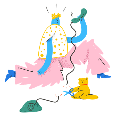 Kein Internet  Illustration