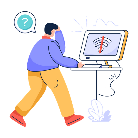 Kein WLAN  Illustration