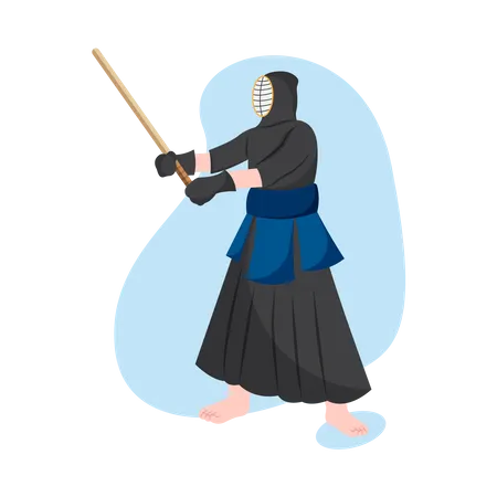 Kendo Martial arts  Illustration