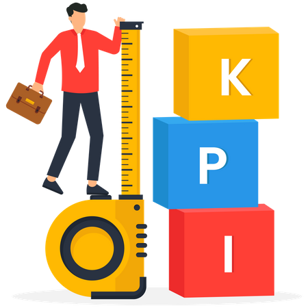 Key Performance Indicator Measurement  Illustration