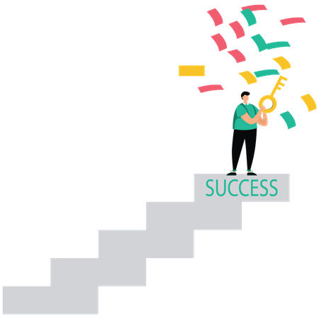 Key To Success  Illustration