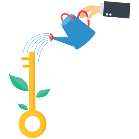 Key To Success  Illustration