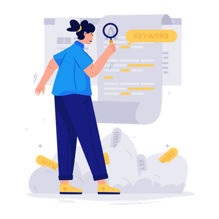 Keyword Research  Illustration