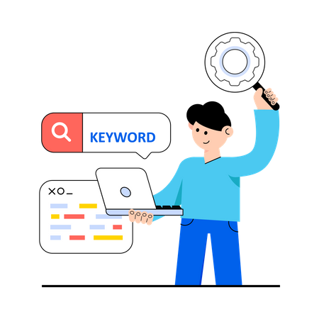 Keyword Research  Illustration