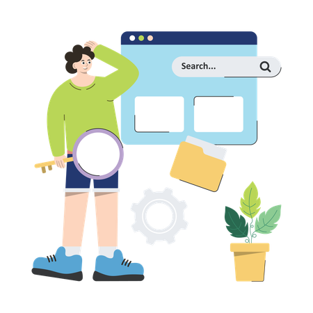 Keyword Research  Illustration