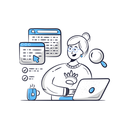Keyword Research  Illustration
