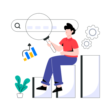 Keywords Research  Illustration