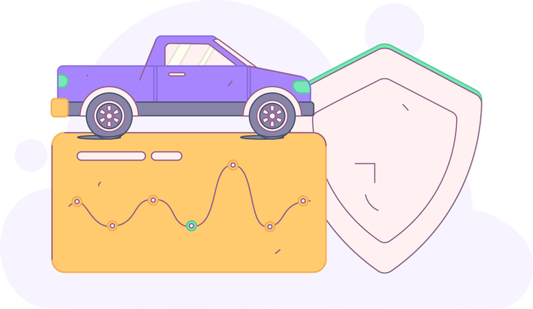 Kfz-Versicherungsüberblick  Illustration