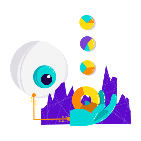 KI-Datenanalyse  Illustration