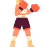 kickboxing illustration