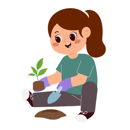 18,159 Kid Planting Tree Illustrations - Free in SVG, PNG, GIF | IconScout