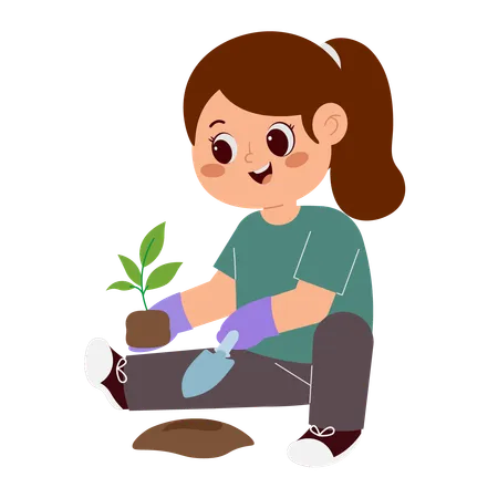 18,159 Kid Planting Tree Illustrations - Free in SVG, PNG, GIF | IconScout