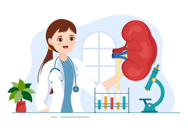 Kidney Specialist  Illustration