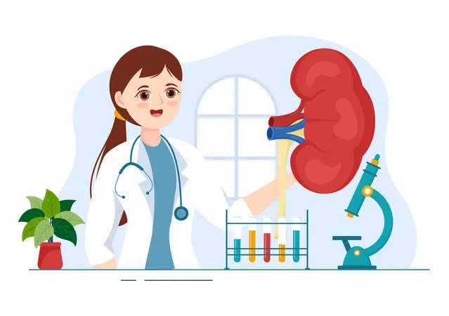 Kidney Specialist  Illustration