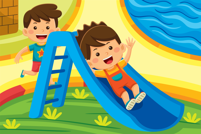 157 Children On Playground Illustrations - Free in SVG, PNG, EPS - IconScout