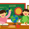illustrations of kids learning