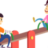 free children balancing illustrations